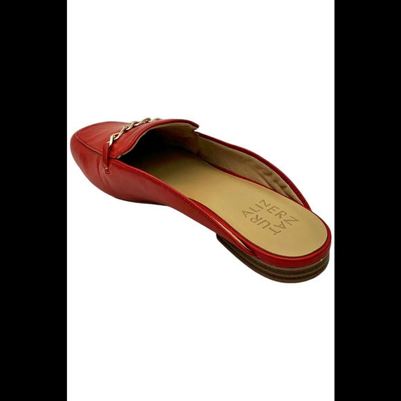 Naturalizer Slip-On Leather Mules Emiline Crimson - Medium - Picture 3 of 3